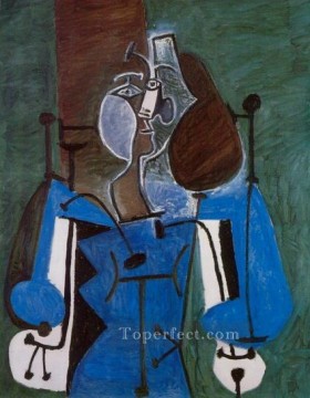Mujer sentada 2 1939 Pablo Picasso Pinturas al óleo